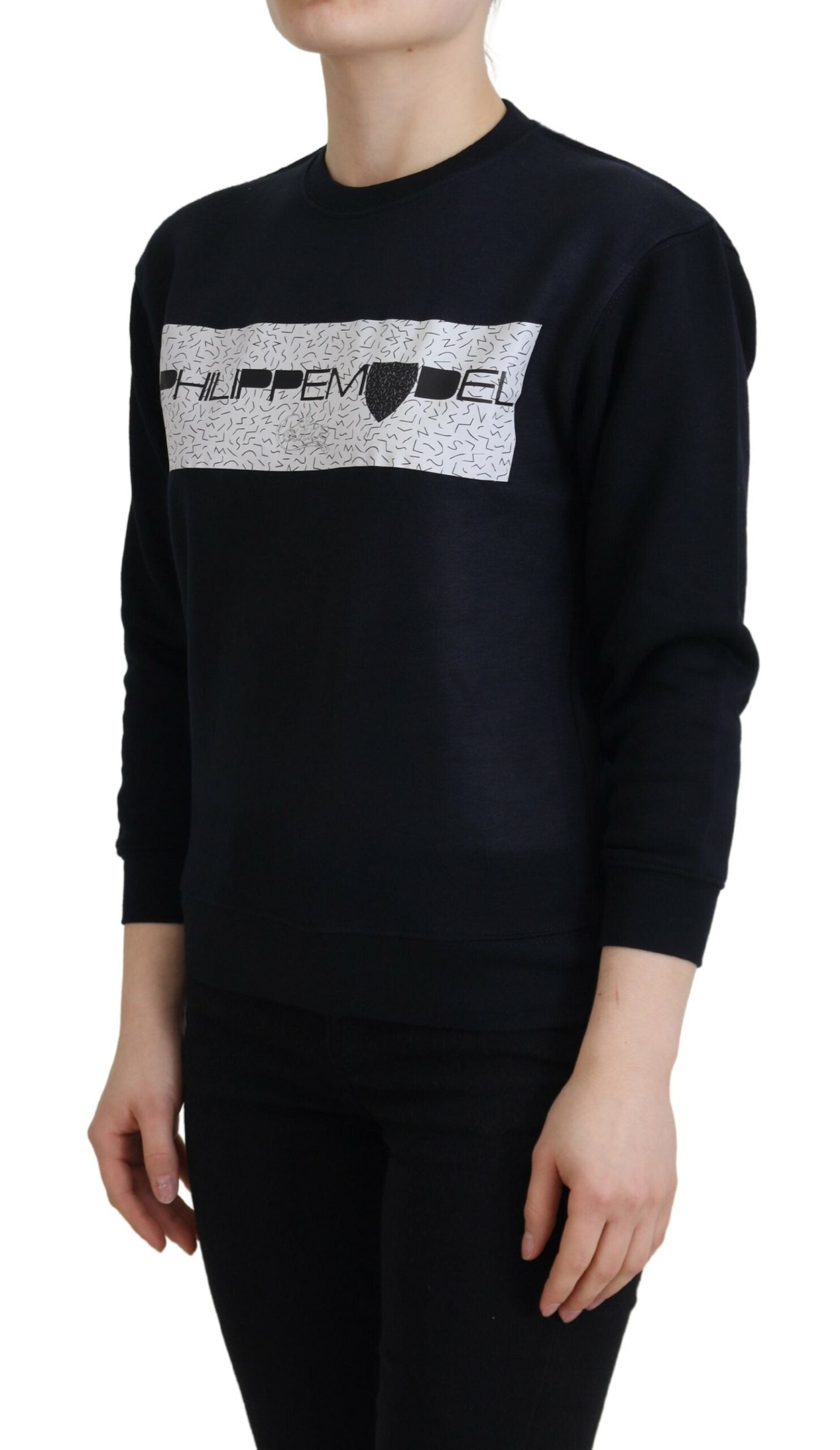 Philippe Model Black Sweatshirt for Women alternate view
