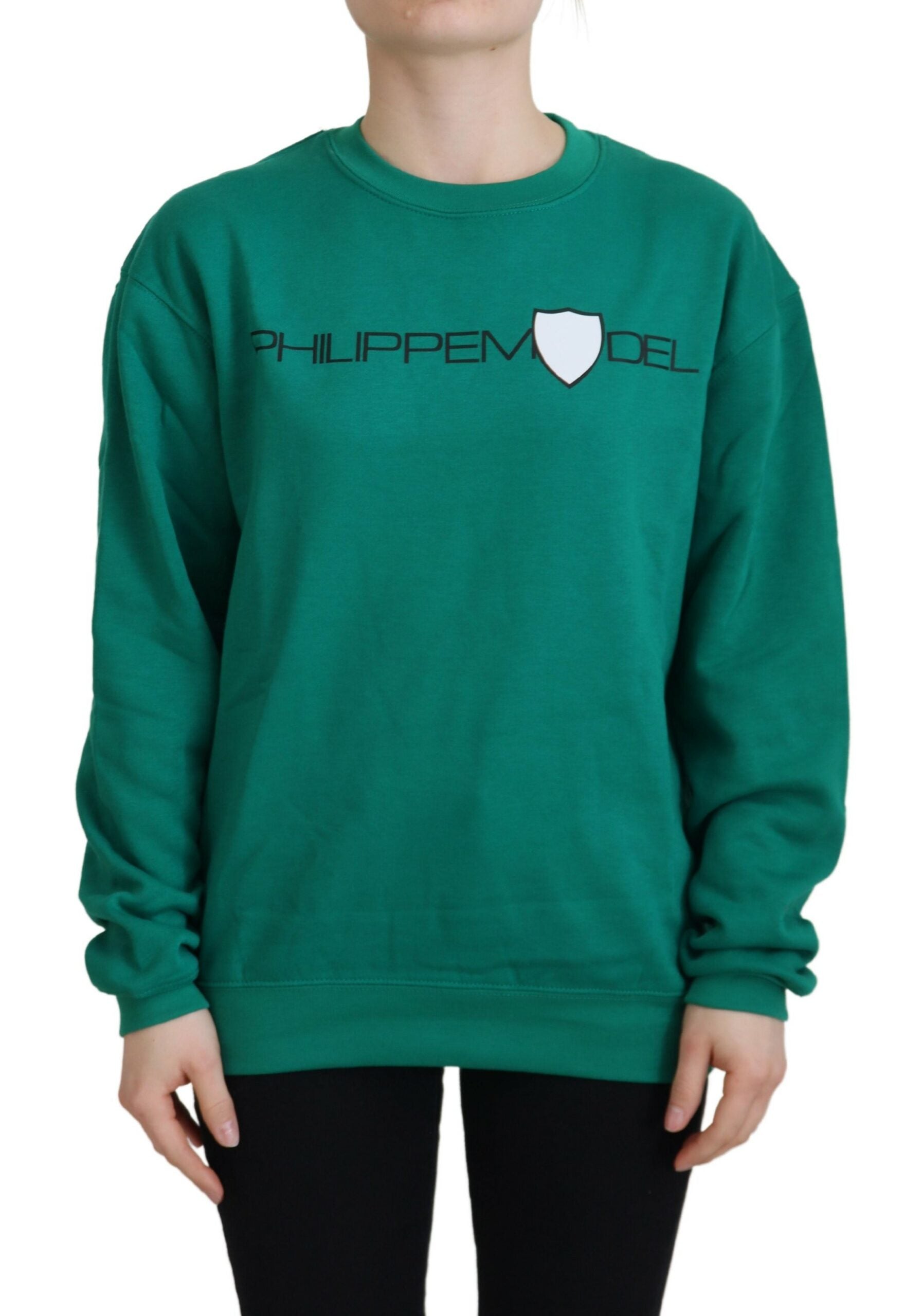 Philippe Model Green Sweatshirt for Women