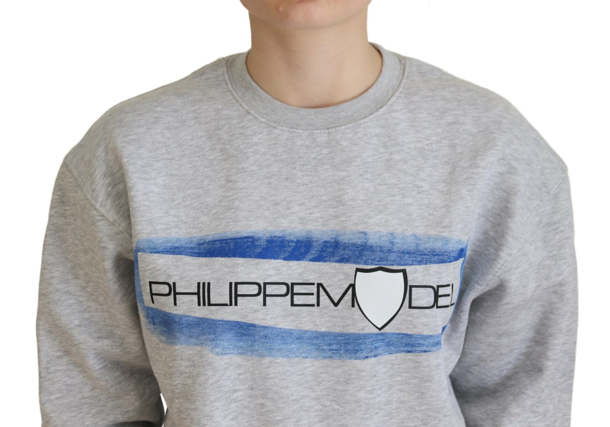 Philippe Model Grey Sweatshirt for Women side view