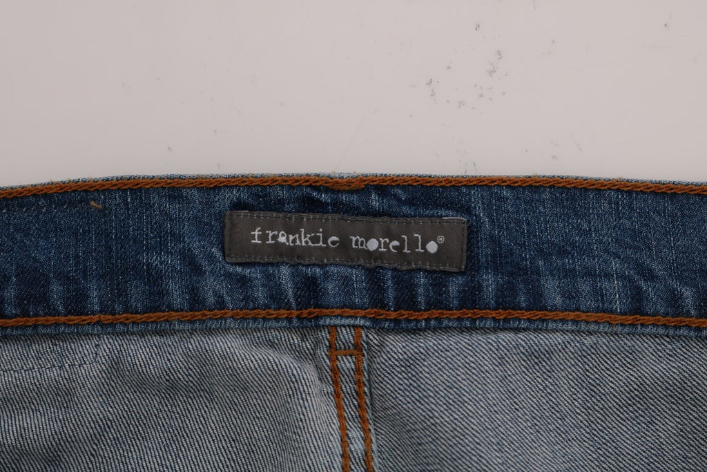 Frankie Morello Blue Slim Fit Jeans for Men additional view