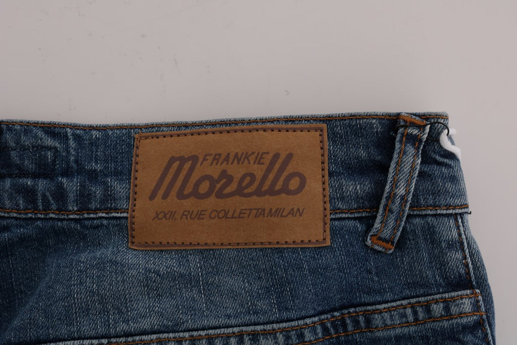 Frankie Morello Blue Slim Fit Jeans for Men additional view