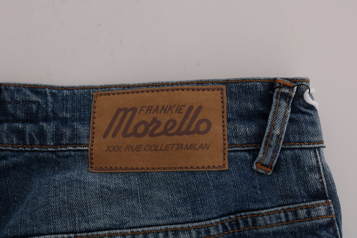 Frankie Morello Blue Slim Fit Jeans for Men additional view