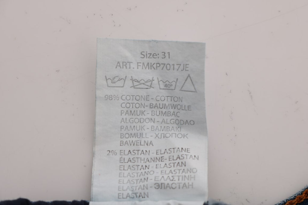 Frankie Morello Blue Slim Fit Jeans for Men additional view