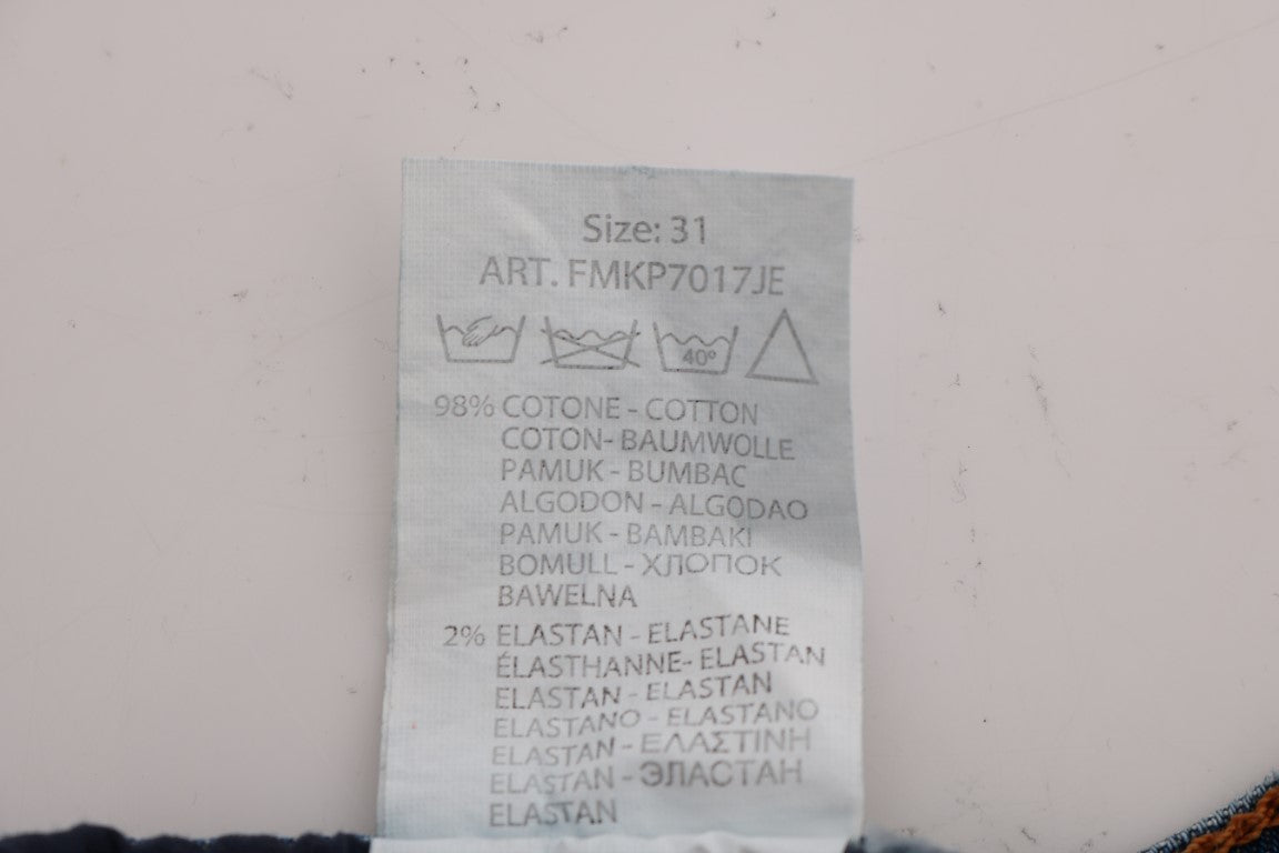 Frankie Morello Blue Slim Fit Jeans for Men additional view