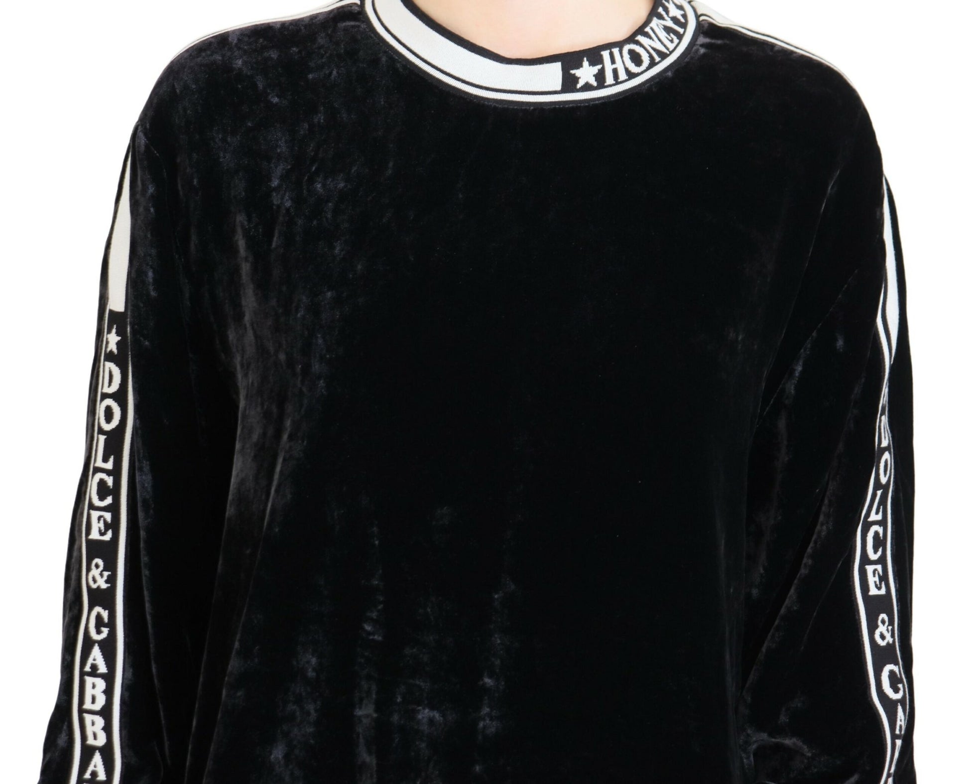Dolce & Gabbana Black Sweatshirt for Women detail view