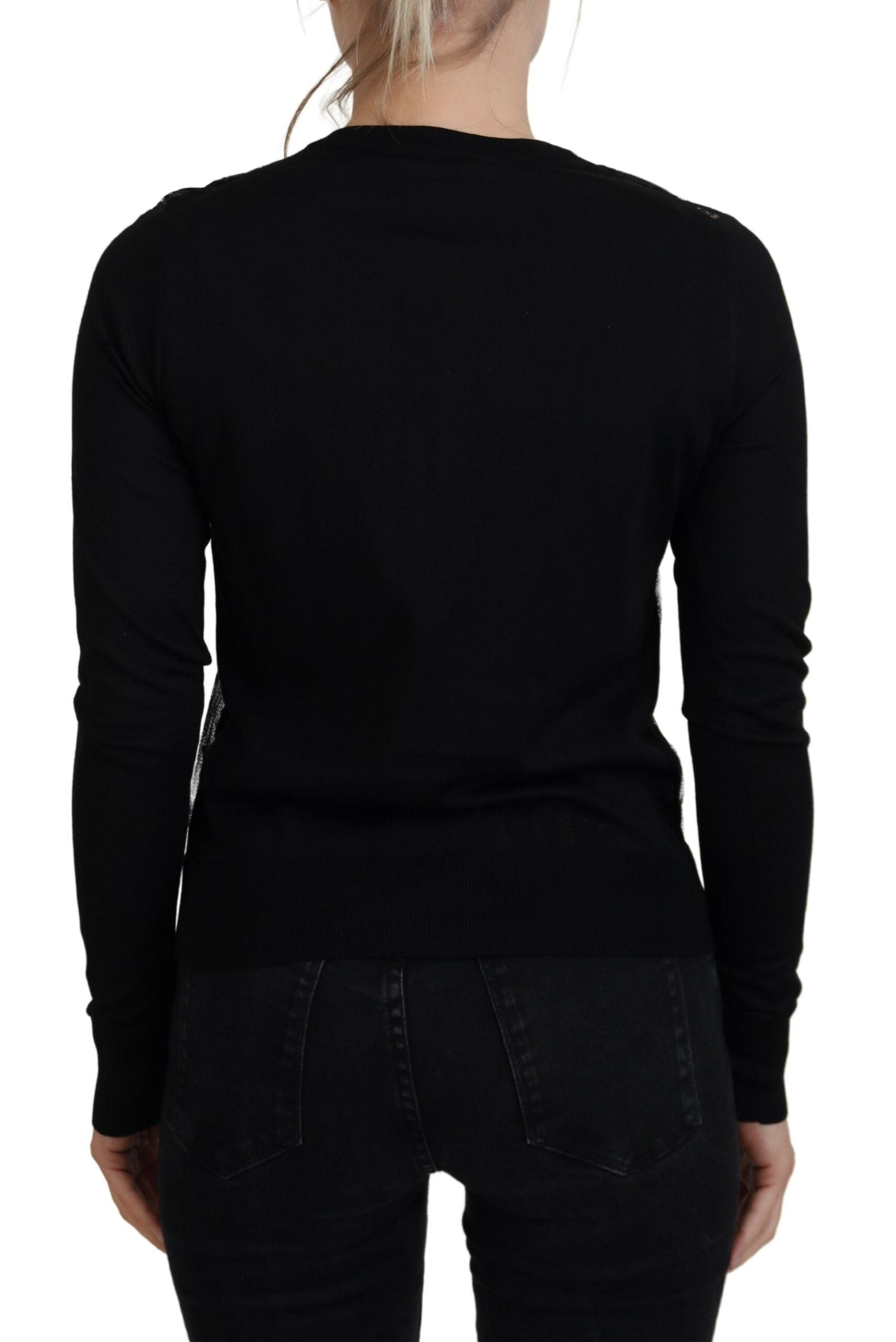 Dolce & Gabbana Black Cardigan for Women detail view