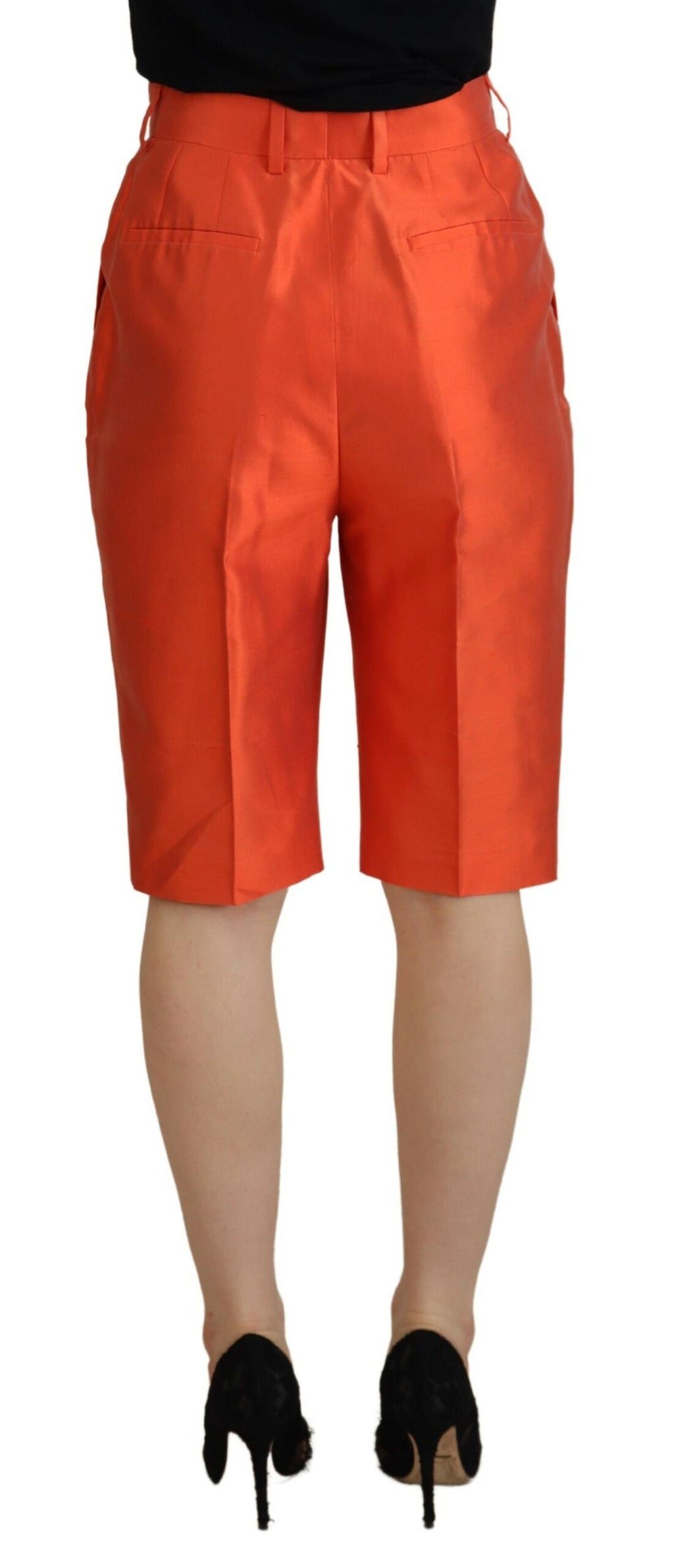 Dolce & Gabbana Orange Cropped Pants for Women detail view