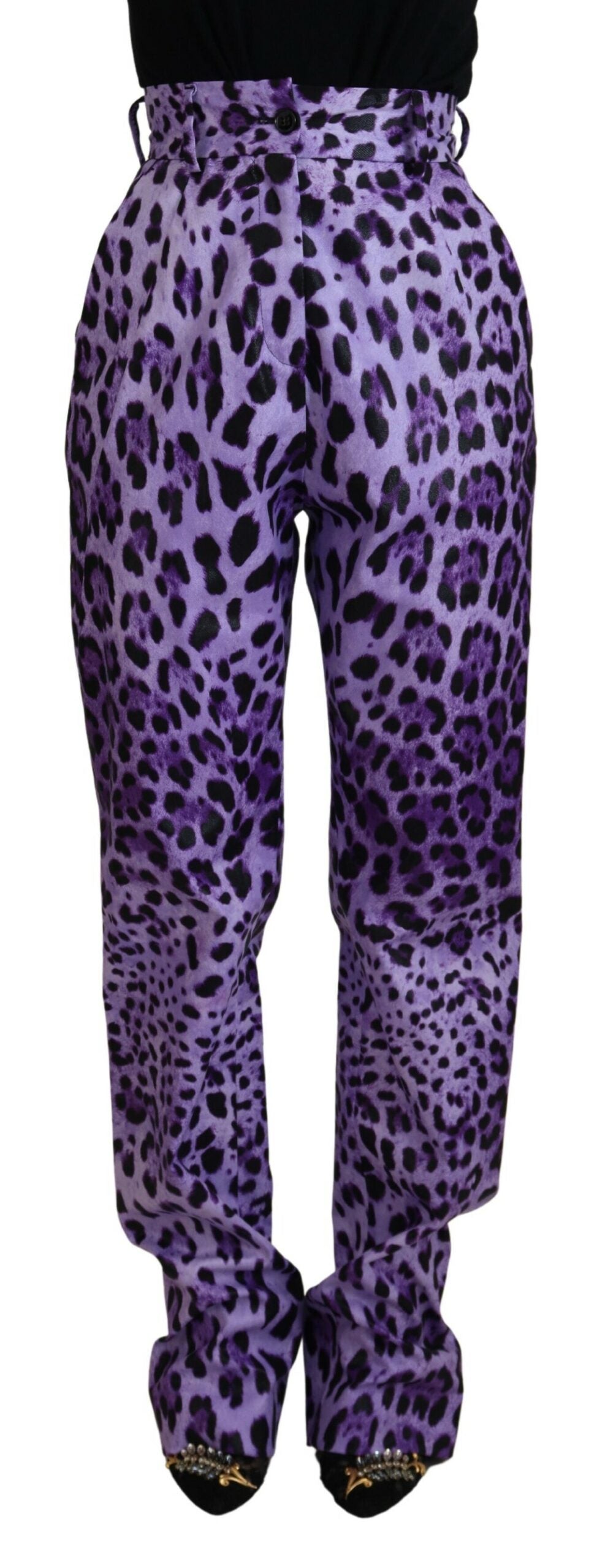 Dolce & Gabbana Purple Casual Pants for Women