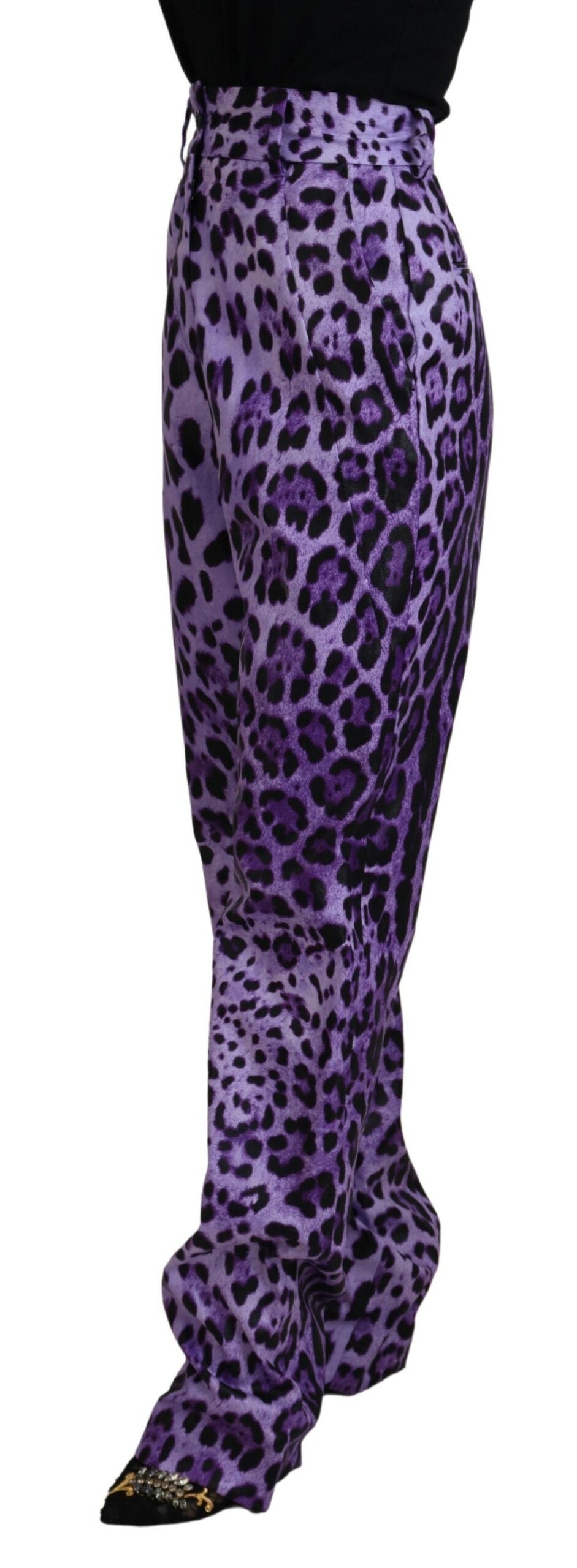 Dolce & Gabbana Purple Casual Pants for Women alternate view