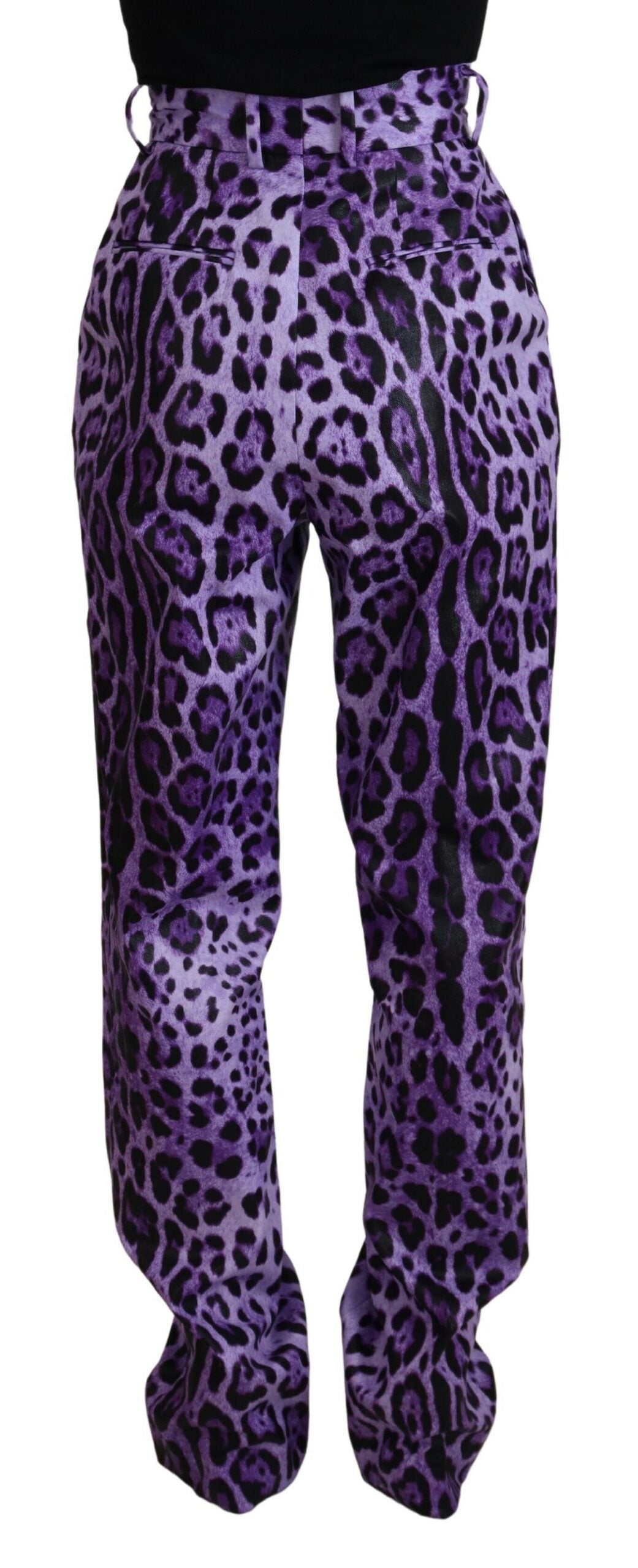 Dolce & Gabbana Purple Casual Pants for Women detail view