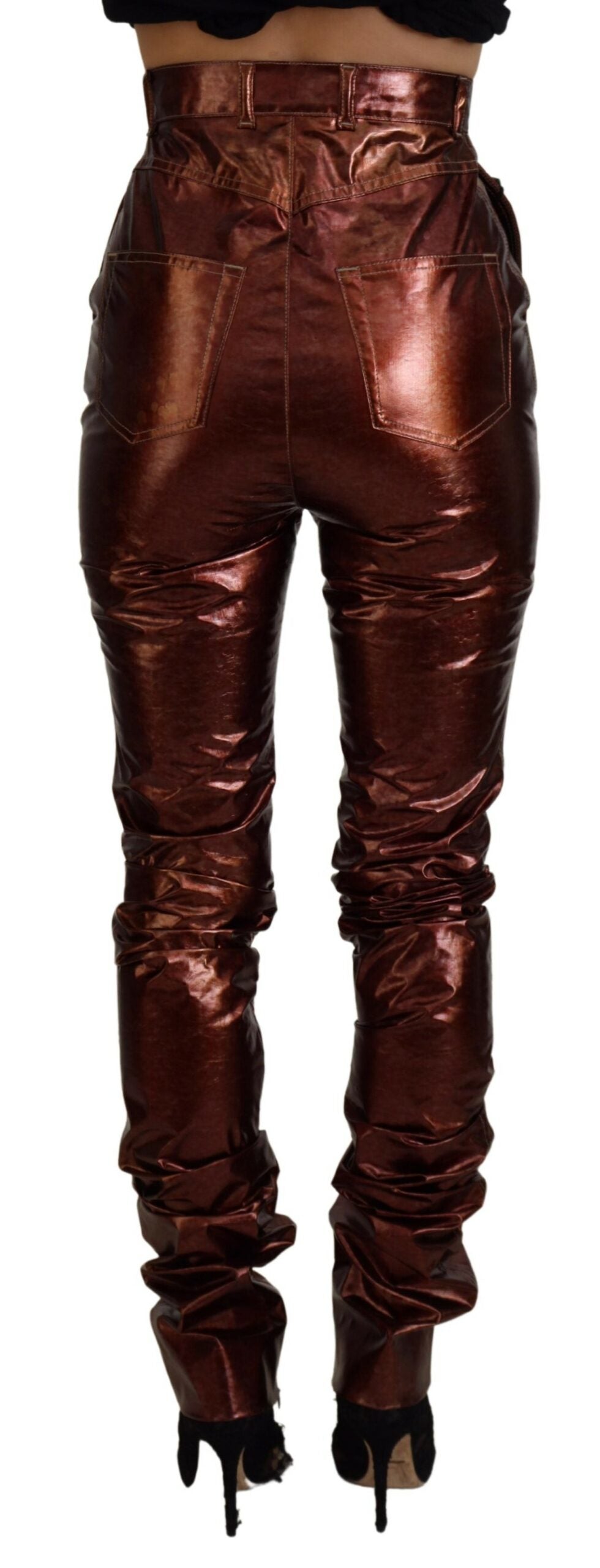 Dolce & Gabbana Brown Skinny Jeans for Women detail view