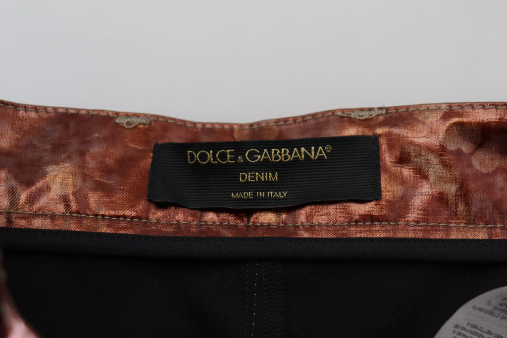 Dolce & Gabbana Brown Skinny Jeans for Women additional view