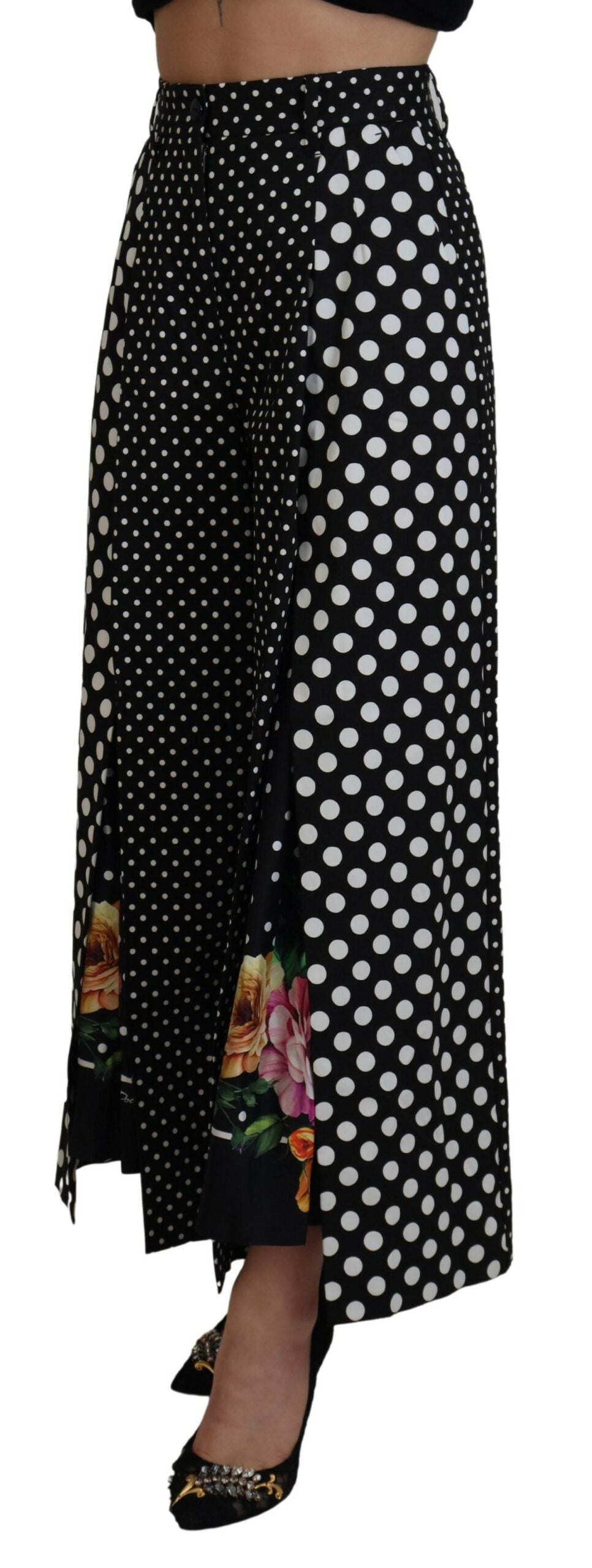 Dolce & Gabbana Multicolor Flared Pants for Women alternate view