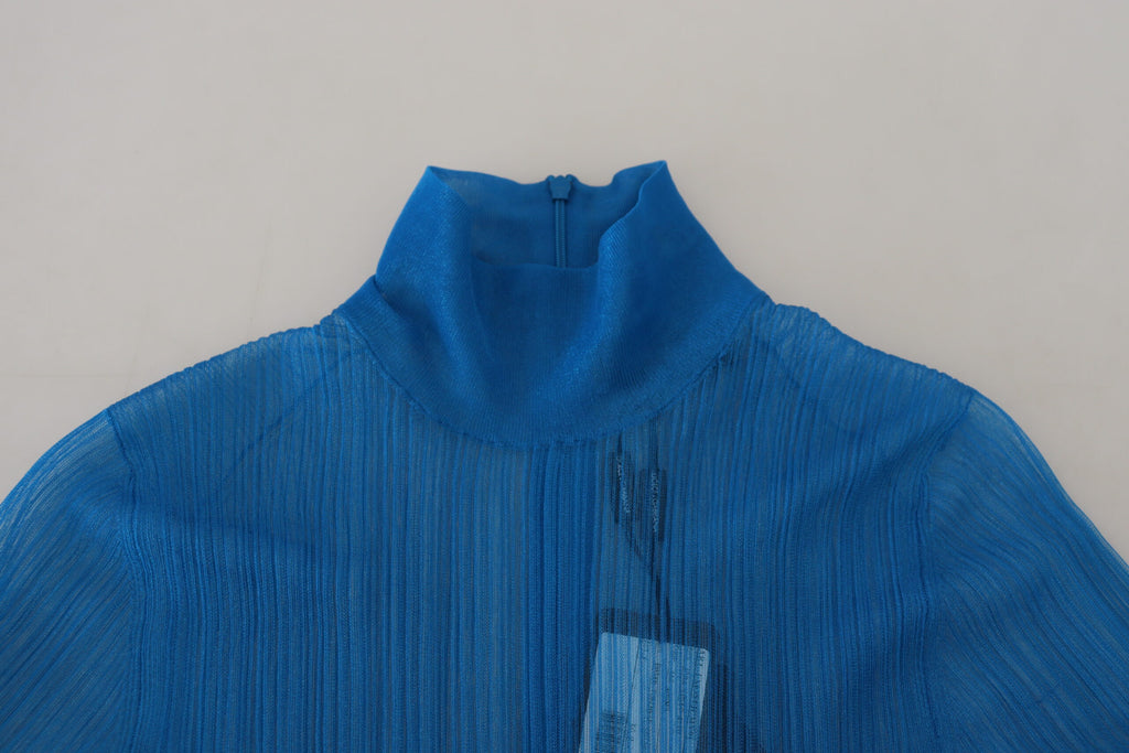 Dolce & Gabbana Blue Long Sleeve T-Shirt for Women additional view