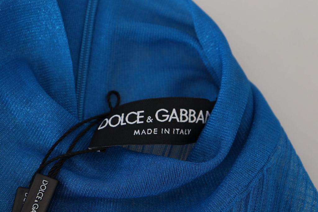 Dolce & Gabbana Blue Long Sleeve T-Shirt for Women additional view