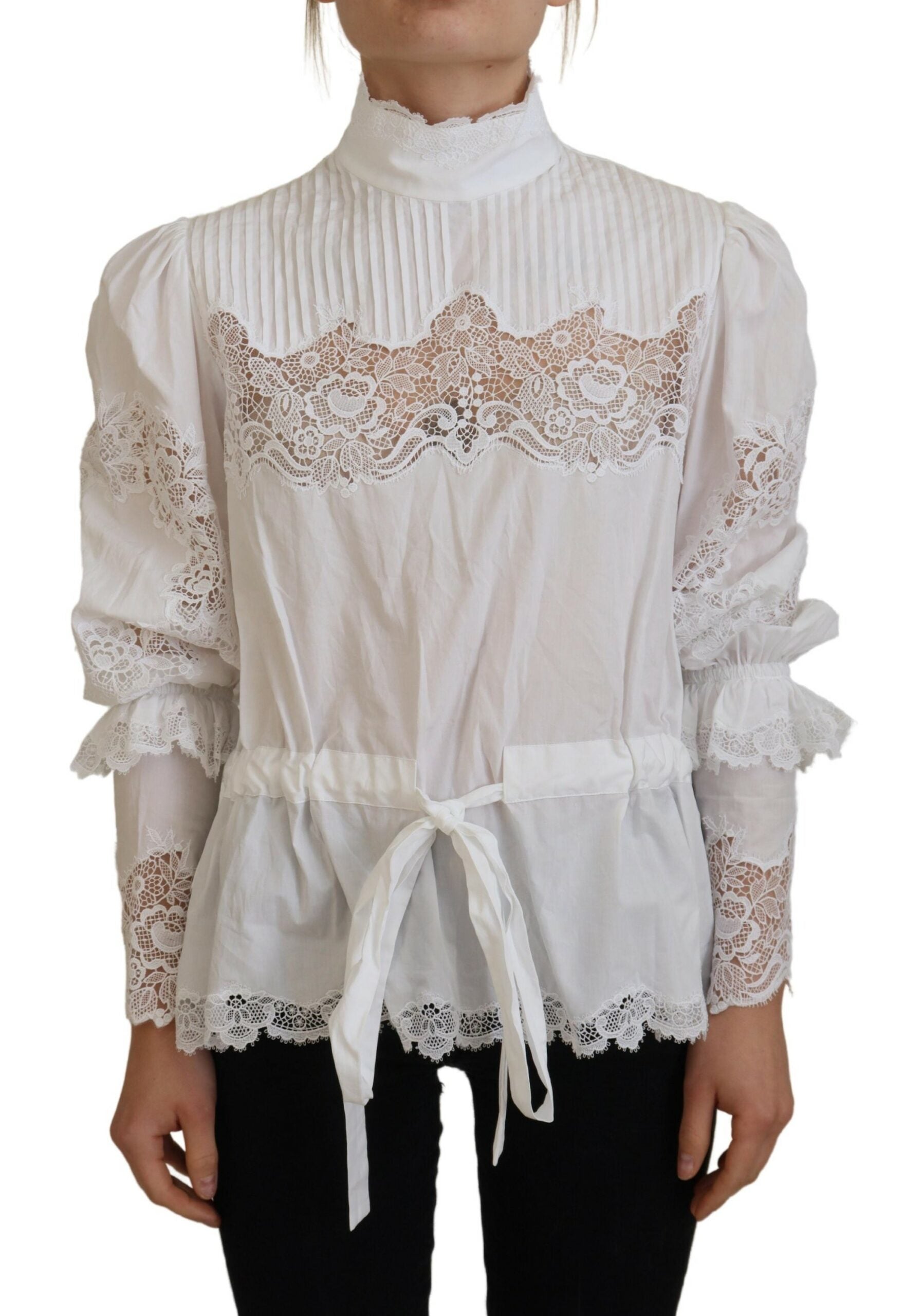 Dolce & Gabbana White Long Sleeve T-Shirt for Women