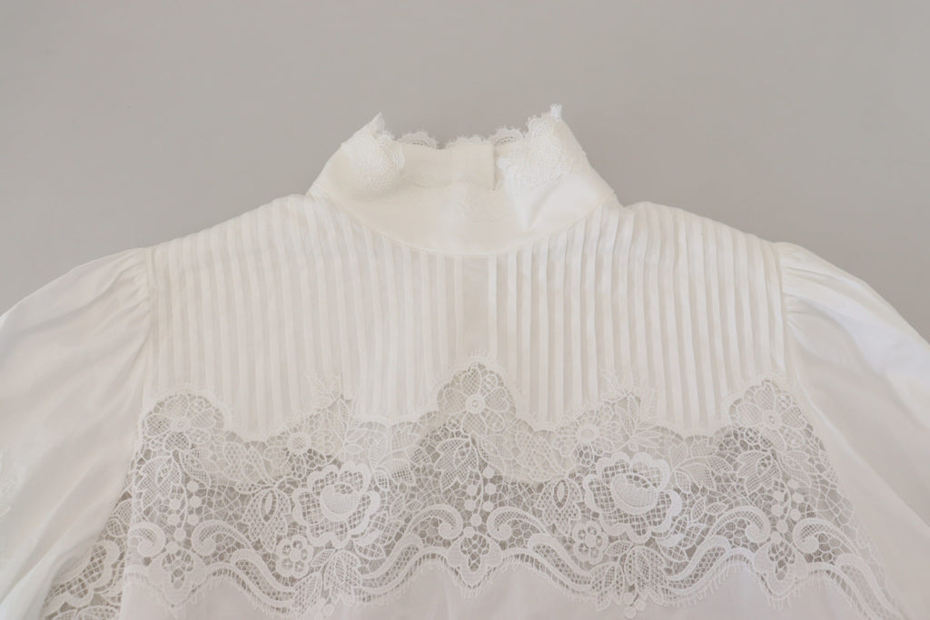 Dolce & Gabbana White Long Sleeve T-Shirt for Women additional view