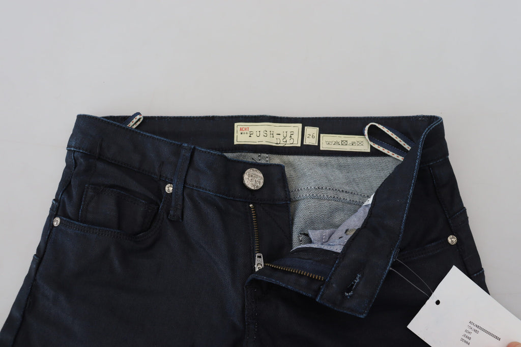 Acht Blue Slim Fit Jeans for Women side view