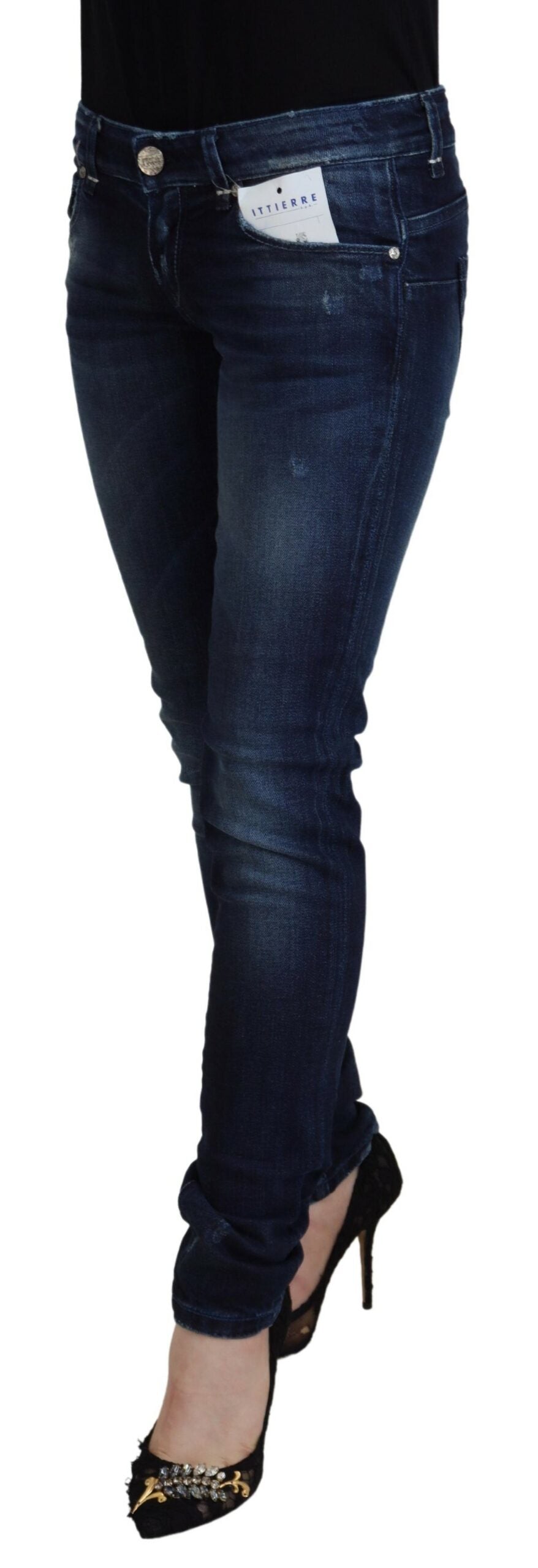 Acht Blue Slim Fit Jeans for Women alternate view