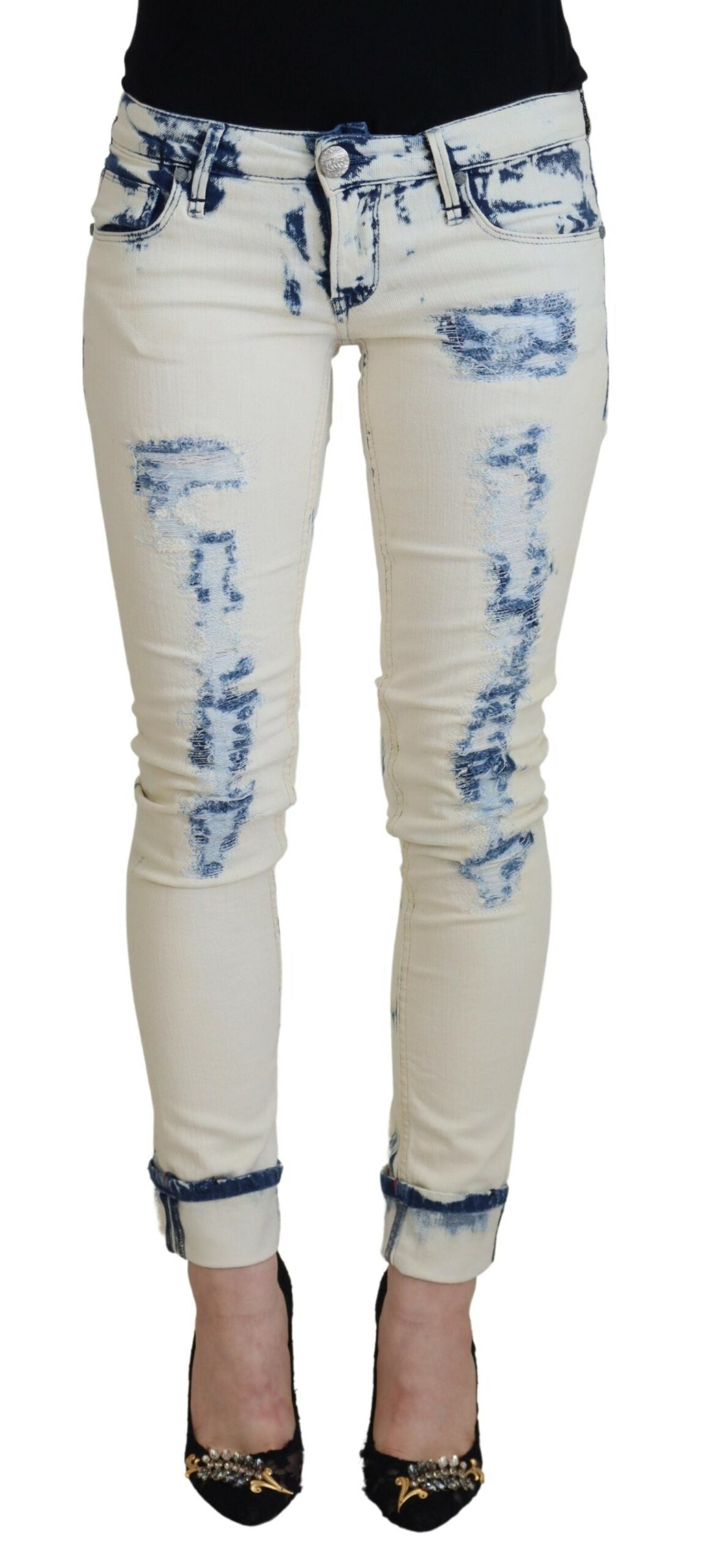 Acht White Skinny Jeans for Women