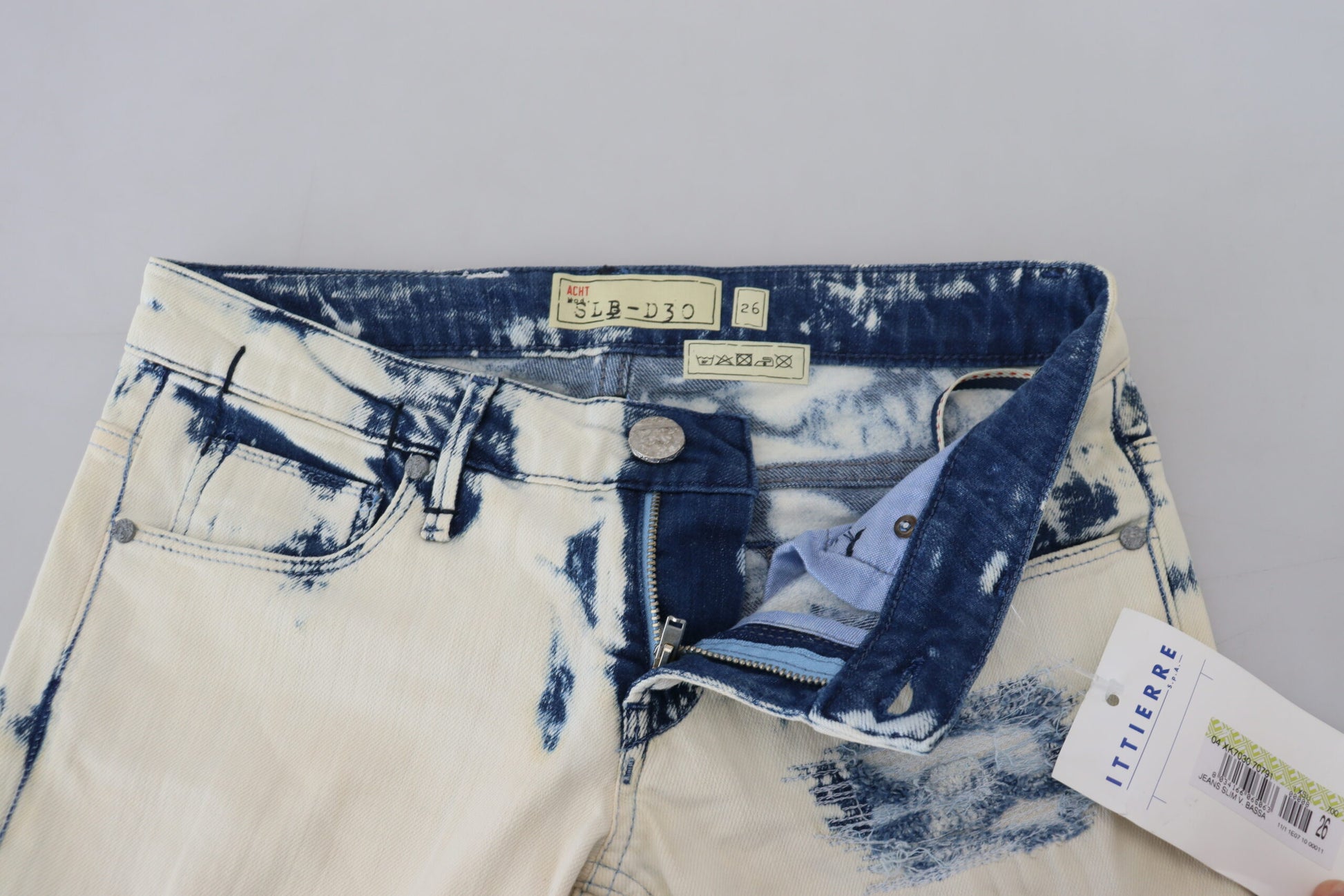 Acht White Skinny Jeans for Women side view