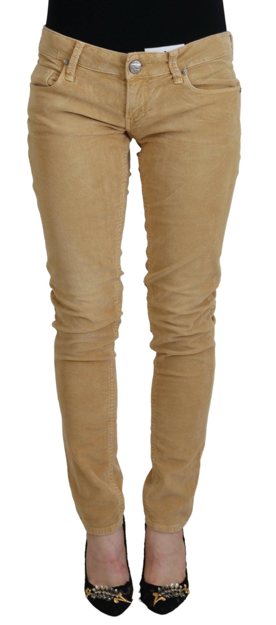 Acht Brown Slim Fit Jeans for Women