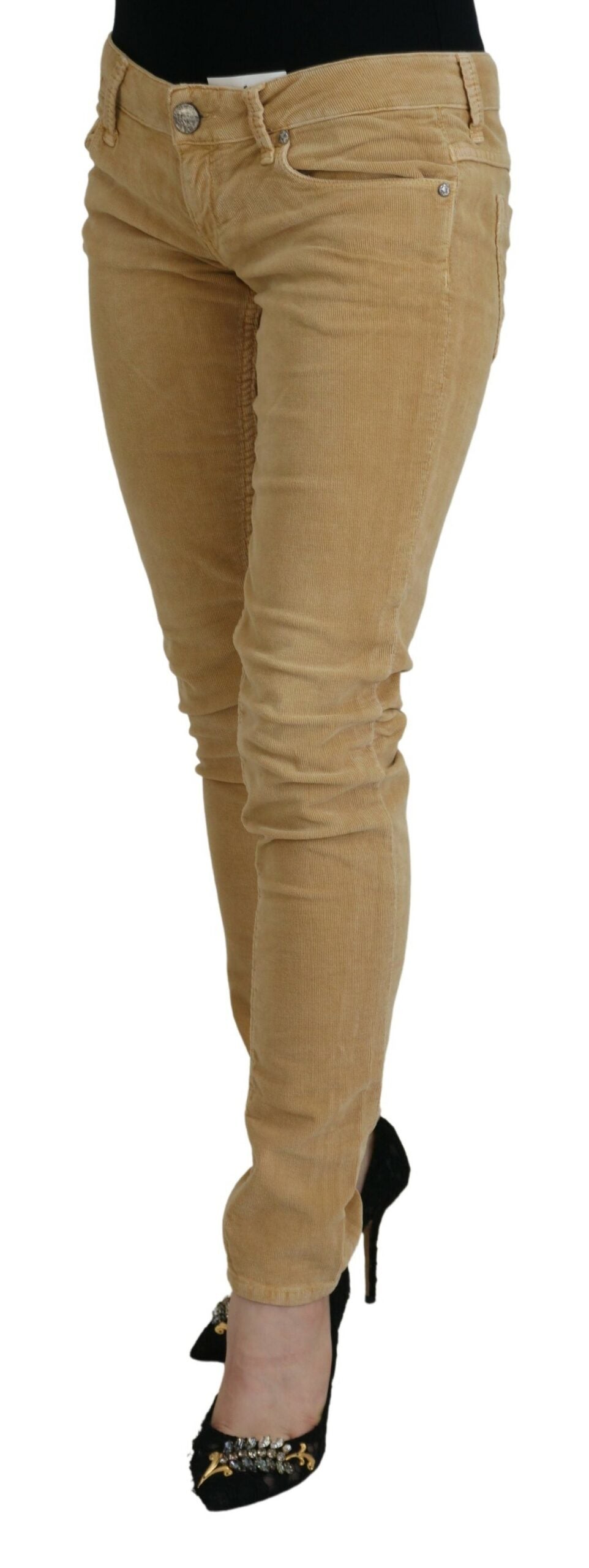 Acht Brown Slim Fit Jeans for Women alternate view