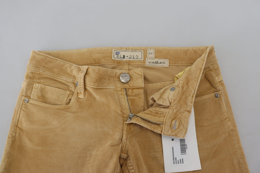 Acht Brown Slim Fit Jeans for Women side view
