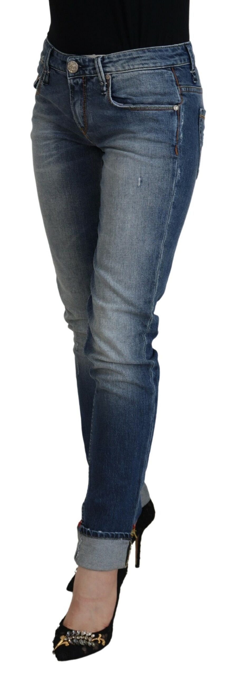 Acht Blue Slim Fit Jeans for Women alternate view