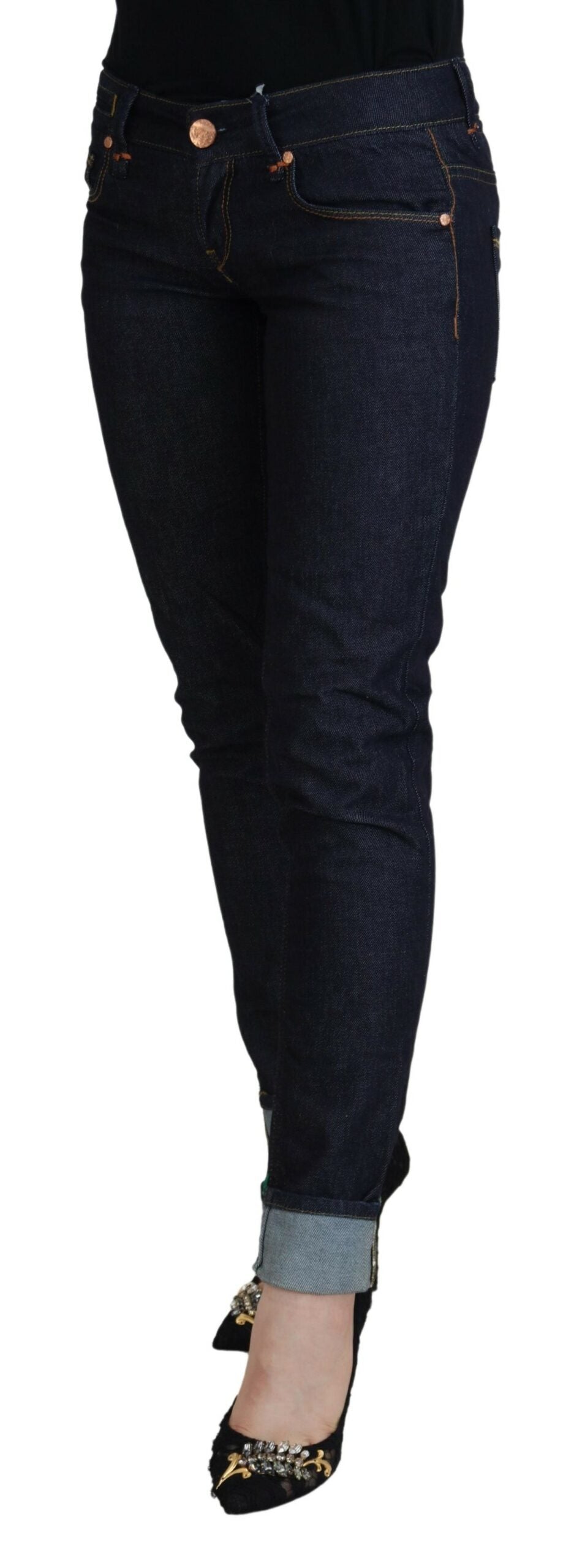 Acht Blue Slim Fit Jeans for Women alternate view