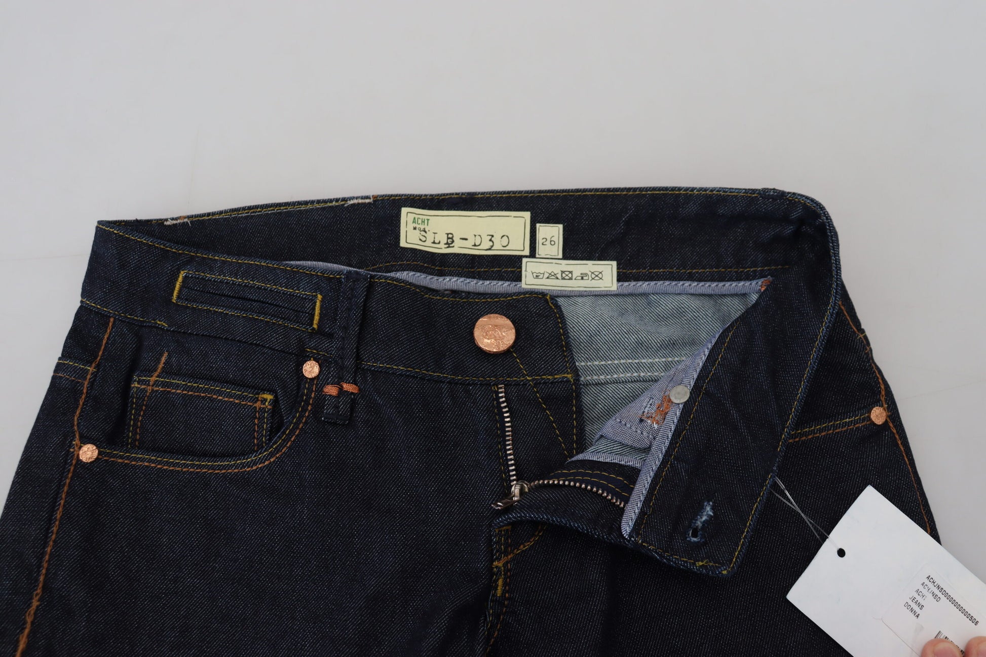 Acht Blue Slim Fit Jeans for Women side view