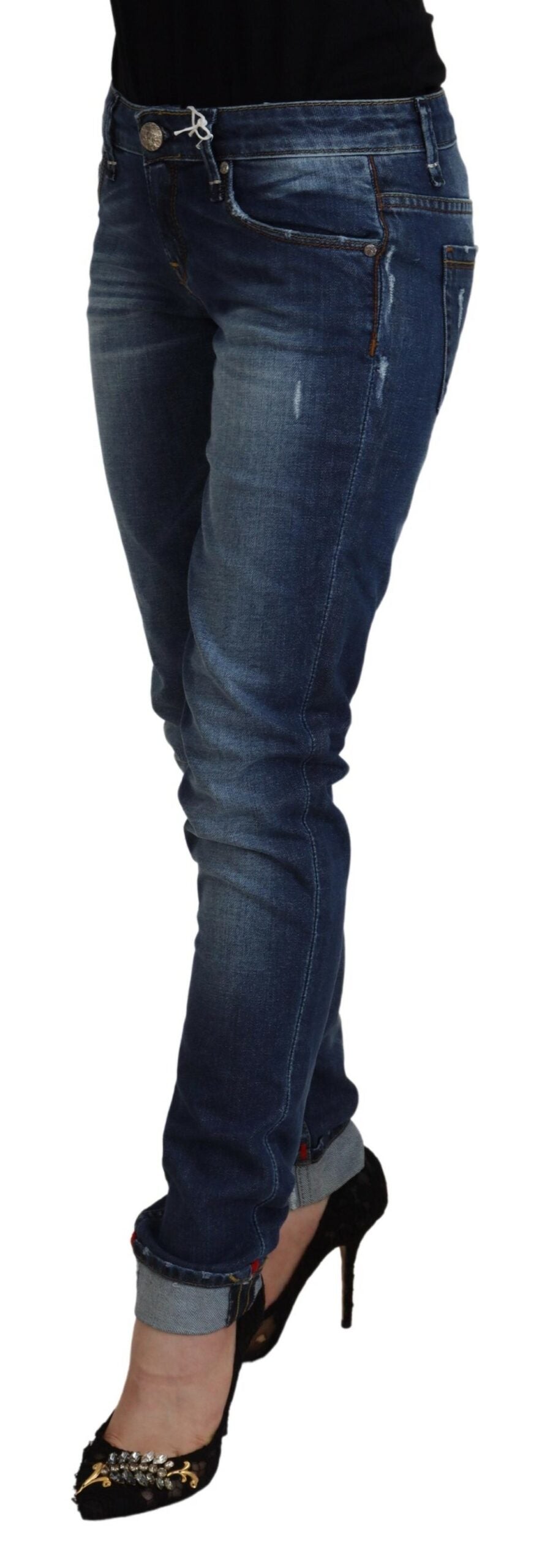 Acht Blue Slim Fit Jeans for Women alternate view