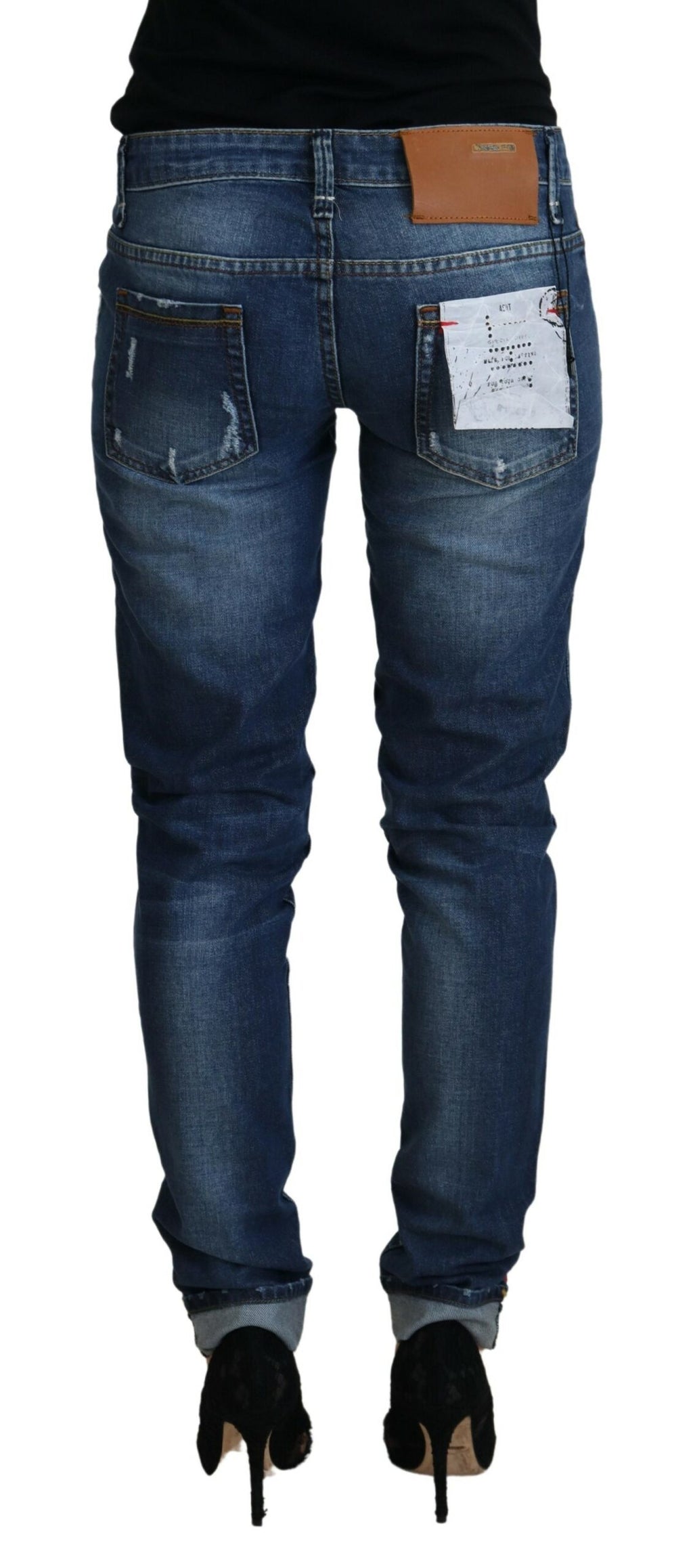 Acht Blue Slim Fit Jeans for Women detail view