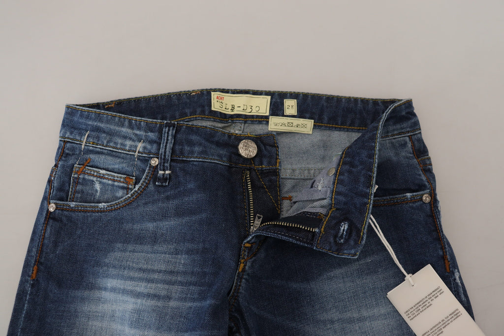 Acht Blue Slim Fit Jeans for Women side view