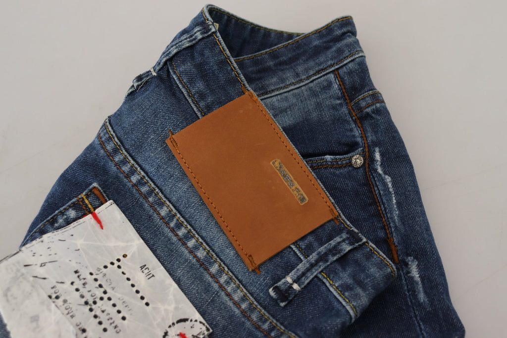 Acht Blue Slim Fit Jeans for Women additional view