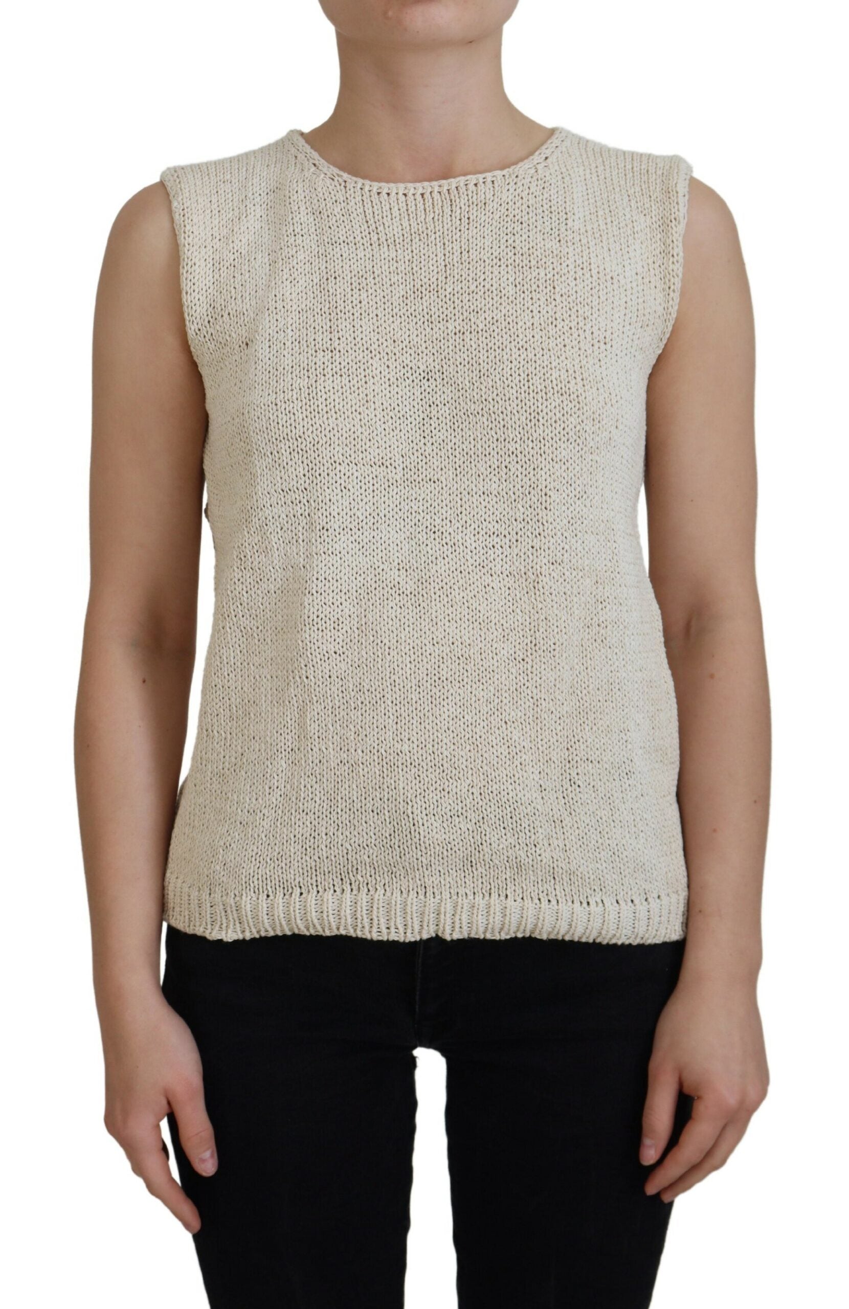 PINK MEMORIES Beige Tank Tops T for Women