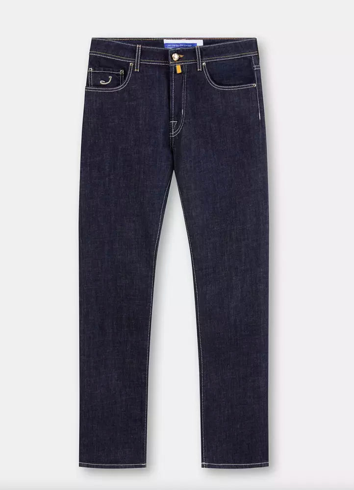 Jacob Cohen Blue Straight Leg Jeans for Men
