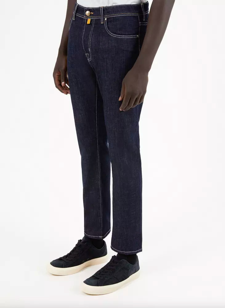 Jacob Cohen Blue Straight Leg Jeans for Men alternate view
