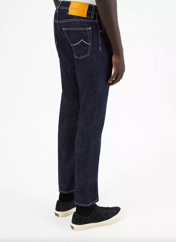 Jacob Cohen Blue Straight Leg Jeans for Men detail view