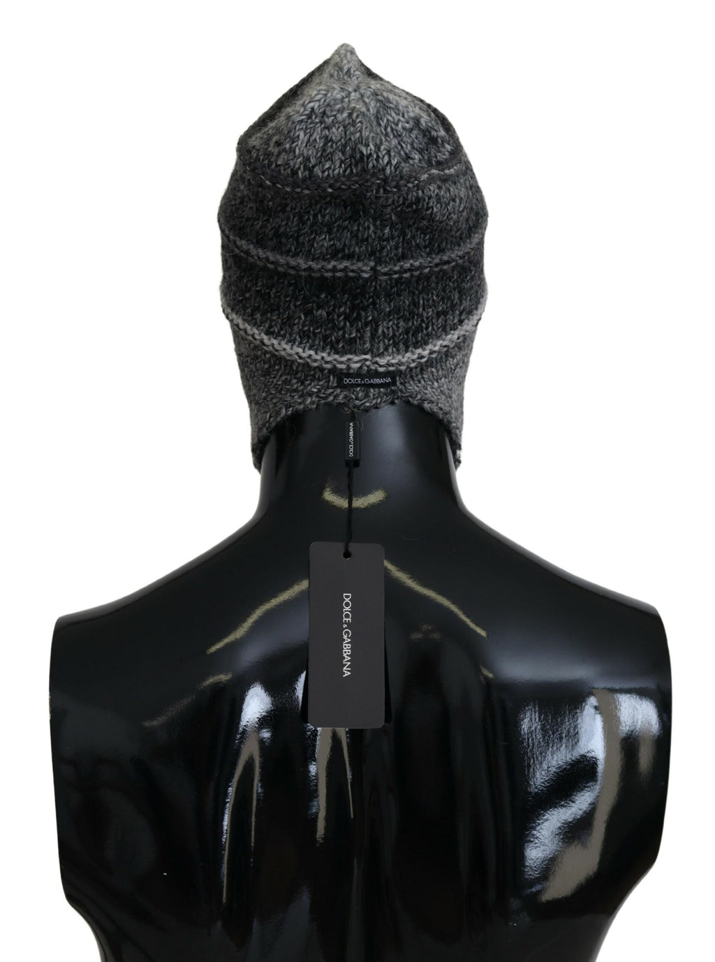Dolce & Gabbana Grey Beanie for Men detail view