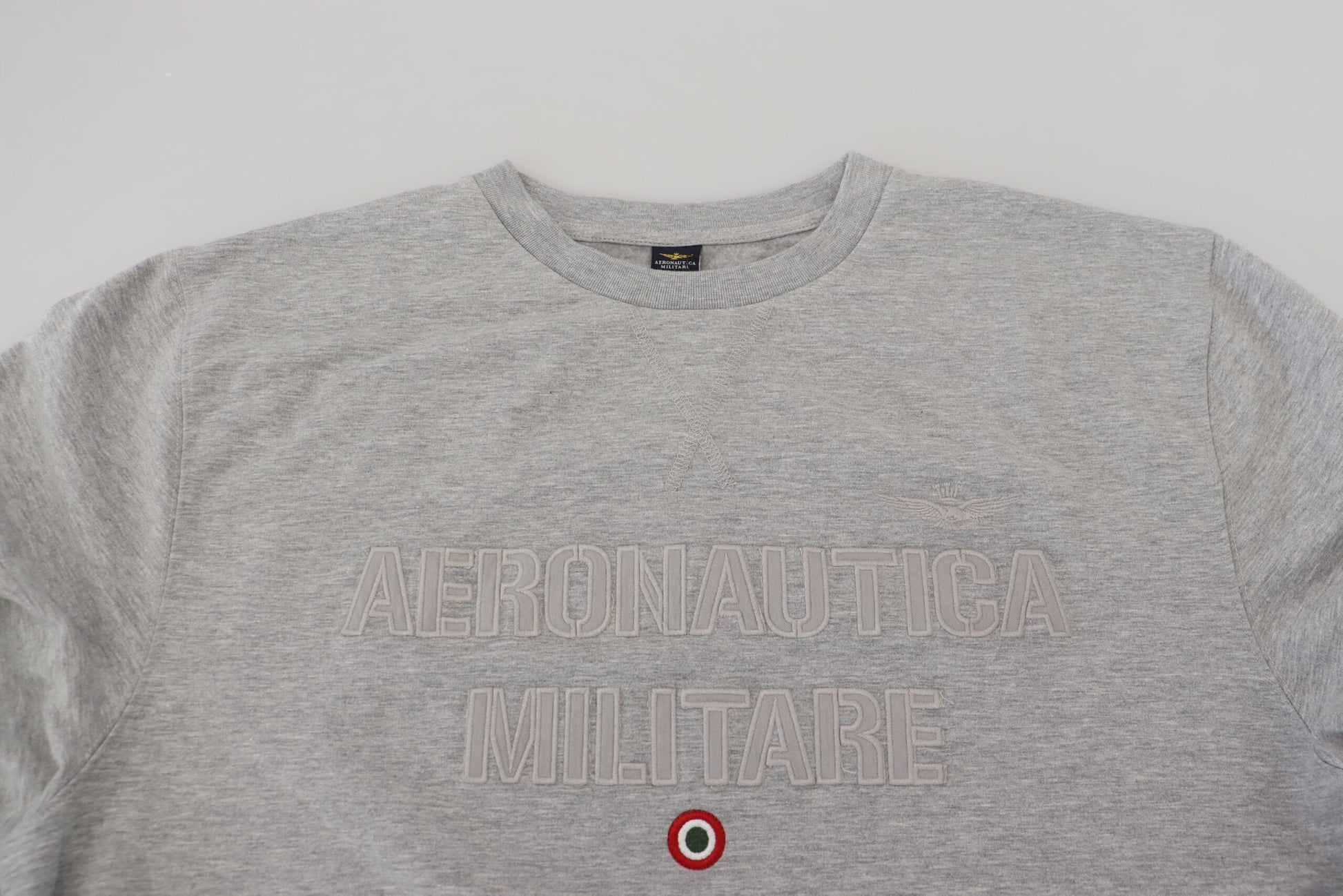 Aeronautica Militare Grey Sweatshirt for Men side view