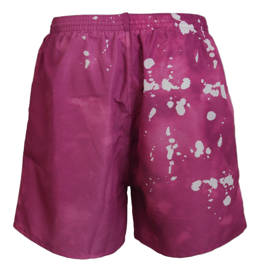 Dsquared² Pink Swim Shorts for Men detail view