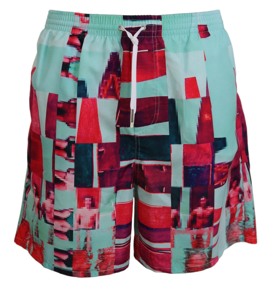Dsquared² Multicolor Swim Shorts for Men
