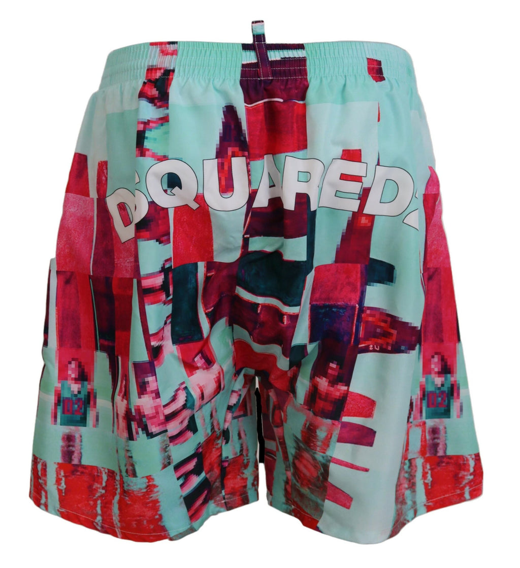 Dsquared² Multicolor Swim Shorts for Men detail view