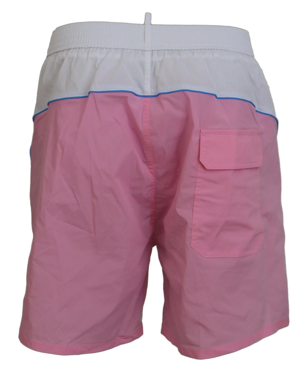Dsquared² White Swim Shorts for Men detail view