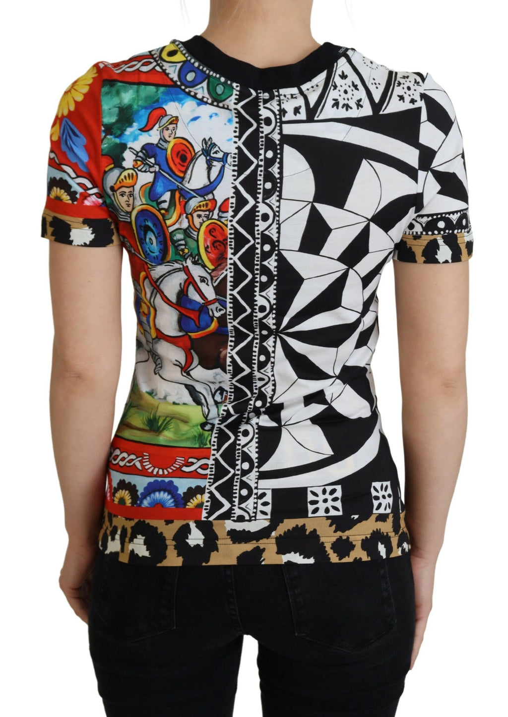 Dolce & Gabbana Multicolor T-Shirt for Women detail view