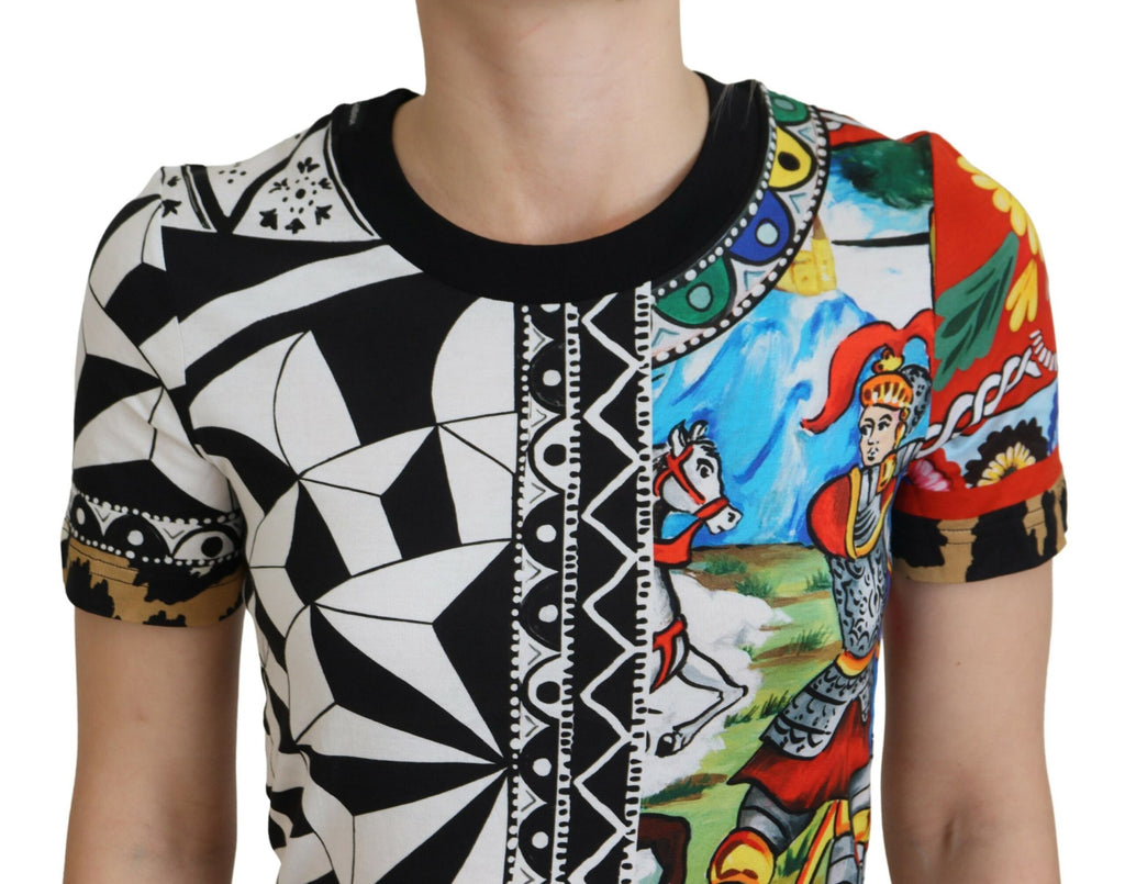 Dolce & Gabbana Multicolor T-Shirt for Women side view