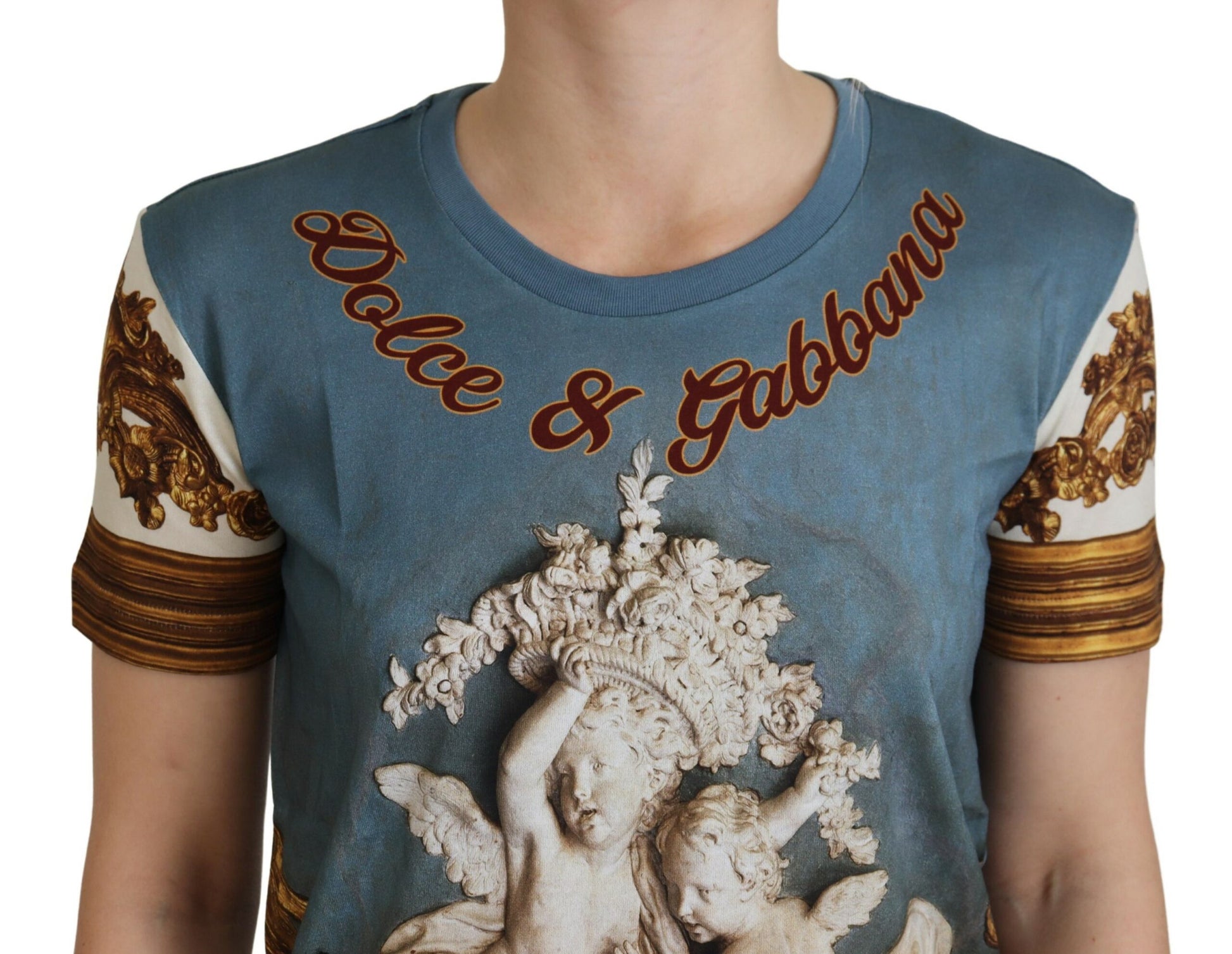 Dolce & Gabbana Multicolor T-Shirt for Women side view