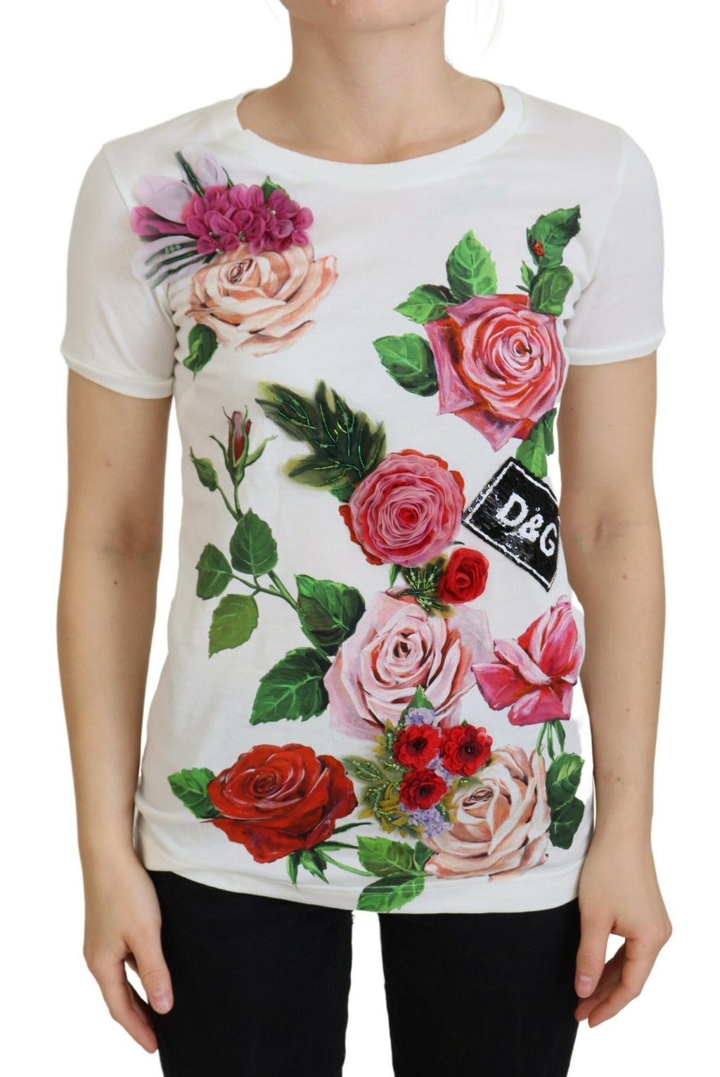 Dolce & Gabbana White T-Shirt for Women