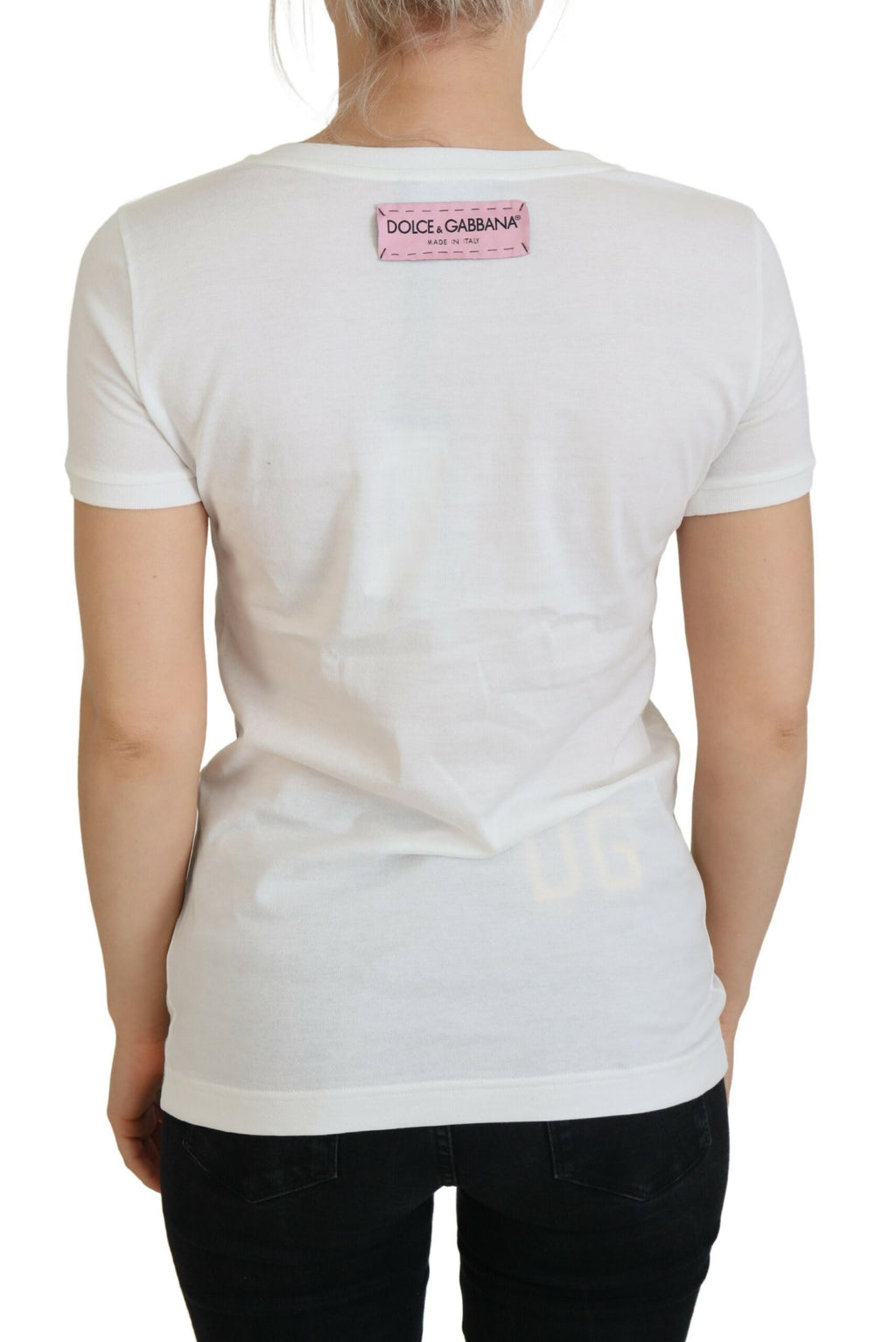 Dolce & Gabbana White T-Shirt for Women detail view